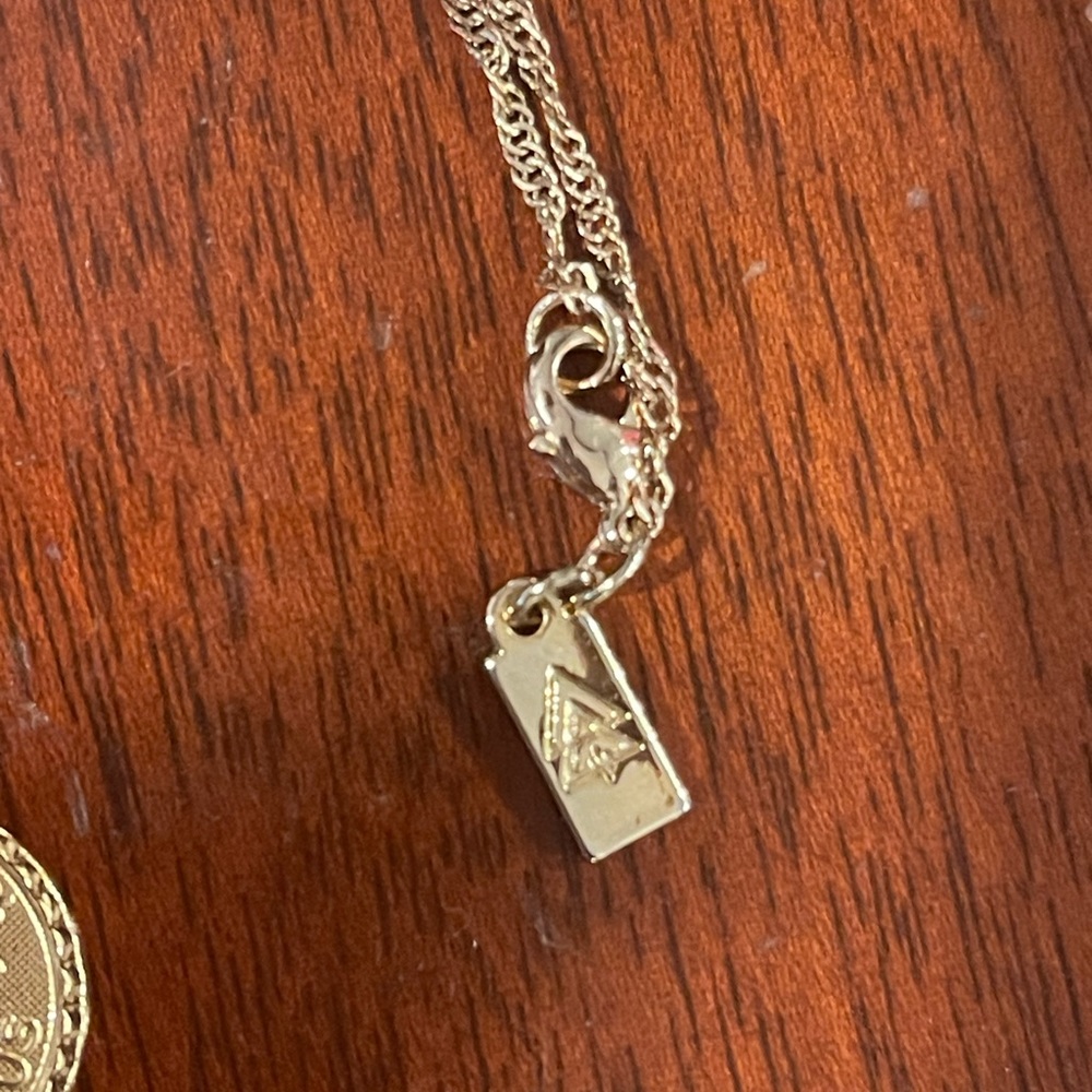 Gold Taurus pendent - Picture 3 of 3